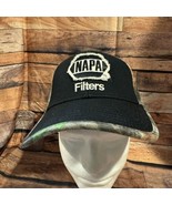 NAPA Filters Hat Distressed Logo Adjustable Strapback Cap Black Camo Tri... - $13.99