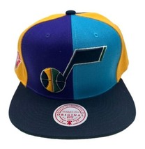 Utah Jazz Mitchell &amp; Ness  Pinwheel NBA 75th Snapback Hat Cap - £21.47 GBP