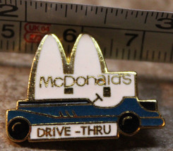 McDonalds Drive-Thru Roadster Car Vancouver Canada Employee Pinback Pin ... - £13.50 GBP