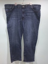 Wrangler Authentics Big &amp; Tall Mens Denim Jeans Size 50 X 30 Blue Stretch - £19.06 GBP