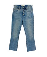 Madewell Cali Demi-Boot Jeans Mid Rise Raw Hem Dory Wash Blue Size 23 Bu... - £21.11 GBP