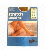 Vtg 1980&#39;s Matisse Thigh High Stretch Stockings One Size Reinforced Toe ... - £7.85 GBP