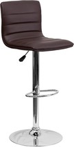 Flash Furniture Vincent Modern Brown Vinyl Adjustable Bar Stool With Back, - $106.93