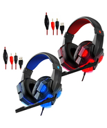 5CORE 2Pcs Gaming Headset for PS4 PC One PS5 Console Controller Noise Ca... - £19.53 GBP