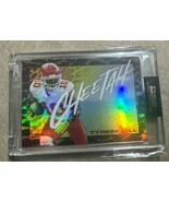 Tyreek Hill X Tyson Beck &quot;Cheetah&quot; Rainbow Foil Card Limited to 30-#25/3... - $134.04 CAD
