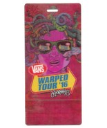 VANS WARPED TOUR 2016 Lenticular 3D TICKET/PASS Sum 41 REEL BIG FISH - $728.05 MXN