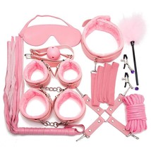 10 Piece Best Selling Leather BDSM 10 Piece Toy Set - £29.61 GBP