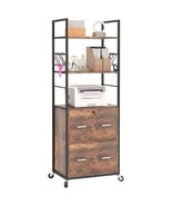 Vinsetto Mobile File Cabinet: Lock &amp; Hanging File Bar - $328.18 CAD