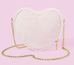 Pink Terry Cloth Heart Shaped Crossbody Bag Stoney Clover Lane x Target 7” NWT - £39.50 GBP