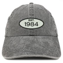 Trendy Apparel Shop Established 1983 Embroidered 39th Birthday Gift Pigment Dyed - £15.81 GBP