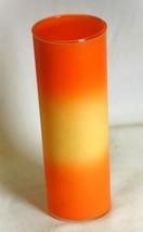 Blendo Highball Glass Tumbler West Virginia Glass Orange Yellow - $14.84