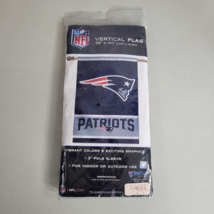 New England Patriots Flag New 28&quot; x 40&quot; Team Logo House Flag Sealed Fits... - £14.57 GBP