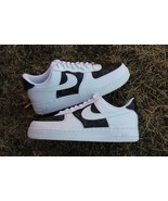 Mens Custom Black Air Force 1s – Luxury-Inspired Detailing on Classic - $224.99