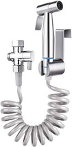 Turlee-Handheld Bidet Sprayer For Toilet -Brass T-Valve Adapter, Sprayer - £27.57 GBP