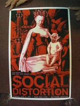 Social Distortion Poster The Hangmen The Heart Attacks Baltimore Marylan... - $179.29