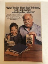 1988 Quaker Oatmeal Vintage Print Ad Wilfred Brimley pa22 - £4.66 GBP
