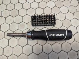 Husky Ratcheting  Magnetic Bit Holder Screwdriver with short bits - €17,12 EUR