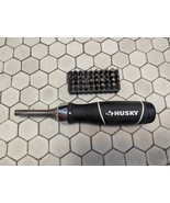Husky Ratcheting  Magnetic Bit Holder Screwdriver with short bits - $371.23 MXN