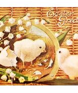 1900s Easter Greeting Card Postcard Holiday Baby Chicks Egg Ephemera E83C - $367.78 MXN