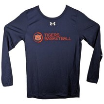 Auburn Athletic Shirt Womens  Small Tigers Long Sleeve Navy Blue Under Armour - £20.92 GBP