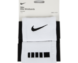 Nike Elite Wristbands Double Wide 2pc Unisex Tennis Racket Sports NWT DX... - £32.68 GBP
