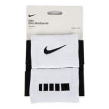 Nike Elite Wristbands Double Wide 2pc Unisex Tennis Racket Sports NWT DX7055-101 - $40.90