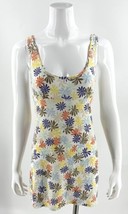 Body by Victorias Secret Tunic Mini Dress Size S White Yellow Blue Floral Womens - £18.69 GBP