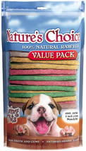 Loving Pets Natures Choice 100% Natural Rawhide Munchy Sticks 100 count ... - £23.50 GBP