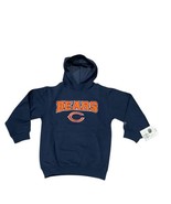 Vintage 90s Chicago Bears Hoodie Sweatshirt Kids Size 10-12 New Christma... - $19.79