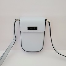 Kate Spade KB771 Sam Icon Spazzolato Leather Flap Phone Crossbody Waterc... - $67.27