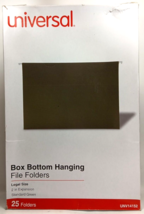 Universal UNV14152 1/5-Cut Tab Box Bottom Hanging File Folders Legal Siz... - £6.25 GBP