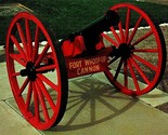 Vtg Chrome Carte Postale Lethbridge Alberta Canada Fort Whoop-Up Cannon ... - $11.32