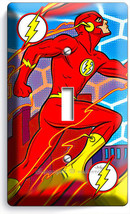 Flash Barry Allen Comic Super Hero Single Light Switch Wall Plate Boy Room Decor - £7.98 GBP
