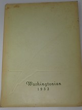 1953 Washington High School Yearbook Washington, MO Washingtonian - £14.48 GBP