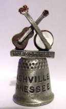 Music City USA-Nashville, Tennessee Metal Thimble - £5.93 GBP