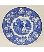WOOD &amp; SONS English Scenery Blue White Woods Ware England Salad Plate 7 ... - €11,86 EUR