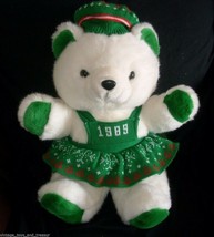 18" 1986 1989 Vintage Kmart Christmas Santa Club Teddy Bear Stuffed Animal Plush - £41.63 GBP