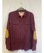 MSRP $60 Dockers Men&#39;s Alpha All Seasons Tech Flannel Chestnut Red Size ... - $459.60 MXN
