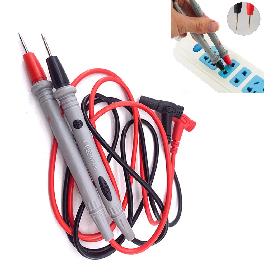 1 Pair Universal Probe Test Leads Pin for Digital Multimeter Needle Tip Meter Mu - £77.18 GBP