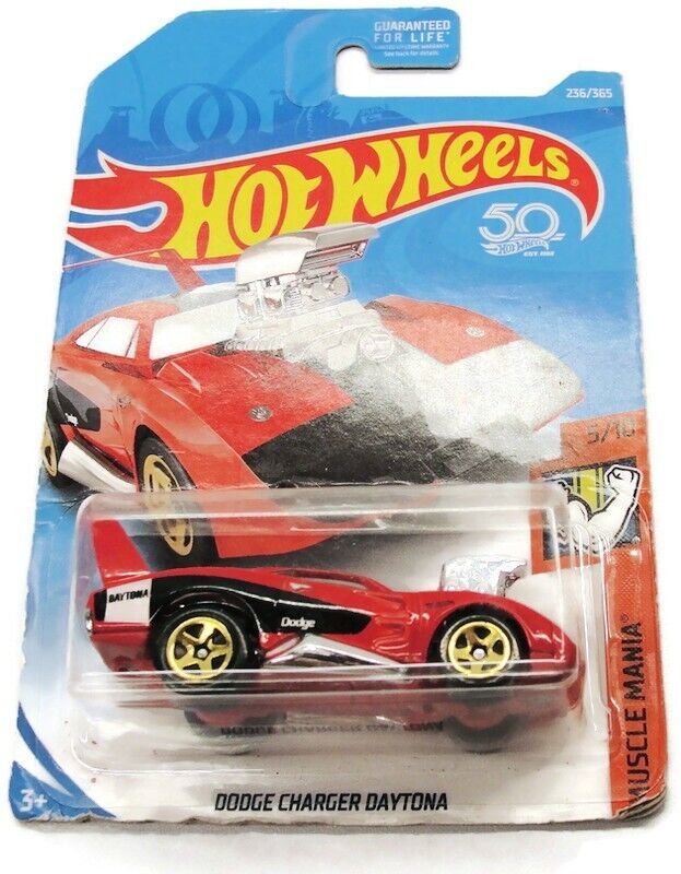 Primary image for Red Hot Wheels Muscle Mania 5/10 Dodge Charger Daytona Collector #236/365
