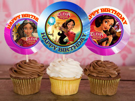 12 Elena of Avalor Inspired Party Picks, Cupcake Picks, Cupcake Toppers ... - £10.20 GBP