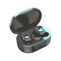 Pruk Headset Ear buds in Charging Case 5.3 Wireless Black Bluetooth Noise Cancel - $16.99