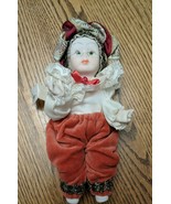 Capodimonte Porcelain Clown Doll Vintage Italy Original Tag Handpainted ... - £18.35 GBP