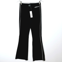 Urban Outfitters iets frans… Black Piped Jersey Flare Pants Size Medium NEW - £21.95 GBP