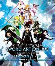 Sword Art Online Season 1-3 Complete Series Anime DVD [English Dub] [Free Gift] - £37.56 GBP