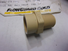 Charlotte Pipe &amp; Foundry 3/4&quot; slip to 1/2&quot; MPT FlowGuard Gold CPVC pair - $161.10 MXN