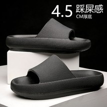 Men&#39;s Summer Fashion Soft Thick Sole Home Slides Man Non-slip Bathroom Slippers  - £38.86 GBP