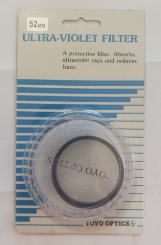 Vintage Toyo Optics 52mm Ultra Violet Filter New old Stock NOS - $3.91