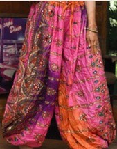 TRIBAL BELLYDANCE GYPSY FUSHIA BOHEMIAN DELUXE ATS GYPSY PANTALOONS - $107.83 CAD
