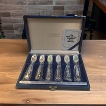 Vintage 1981 South African Wildflower Silver Plated Spoon Collection Guild GUC - £73.21 GBP